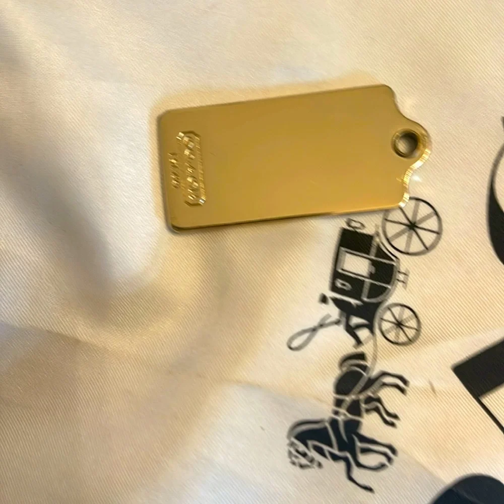 Coach Horse & Carriage Bag Charm Hang Tag